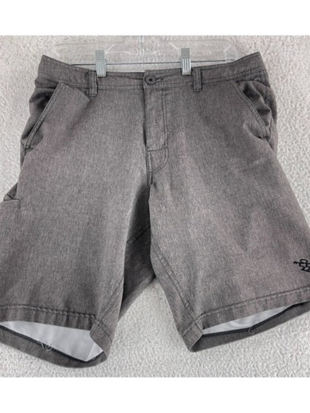 Dahui Shorts Mens Size 33 Gray Performance Hybird Casual Flat Front‎ Beach Surf